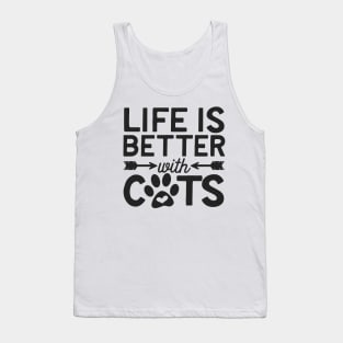 Life Is Better With Cats Tank Top